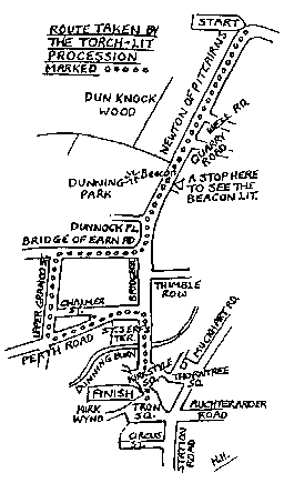 Map of procession route 5.48kb