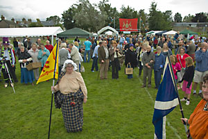 Crowd at the Mercat Steid