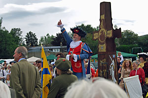 Town Crier Raymond lays down the law