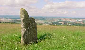 photo - Maor's stone looking north