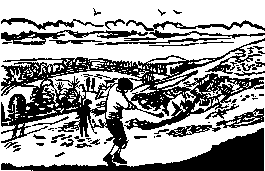 Old course linocut 3.3Kb